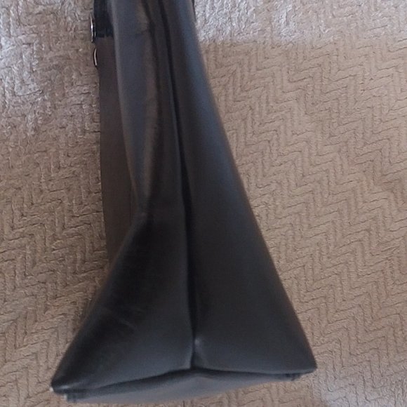 Women's Genuine Leather Purse 10"x 14" vertical pocket, handles & shoulder strap - Picture 6 of 13